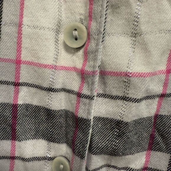 Victoria’s Secret size XS sparkle threading lounge button down shirt - Picture 5 of 9